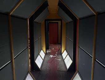 Starship-Inspired Hallway