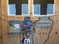 20150617 201636  All parts of the light show installed and ready to go.